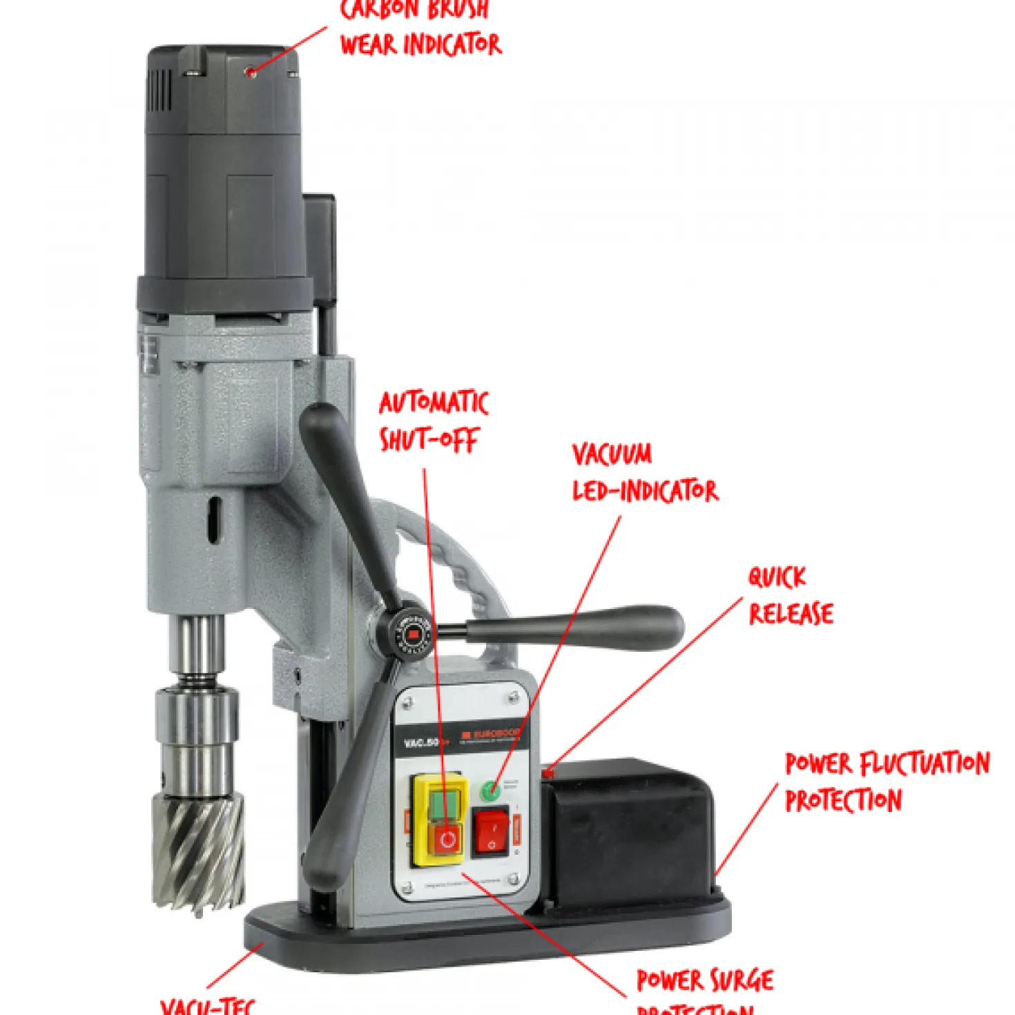 Vacuumborrmaskin